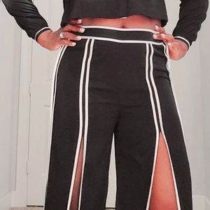 Flowy Pants w/ Front Slits